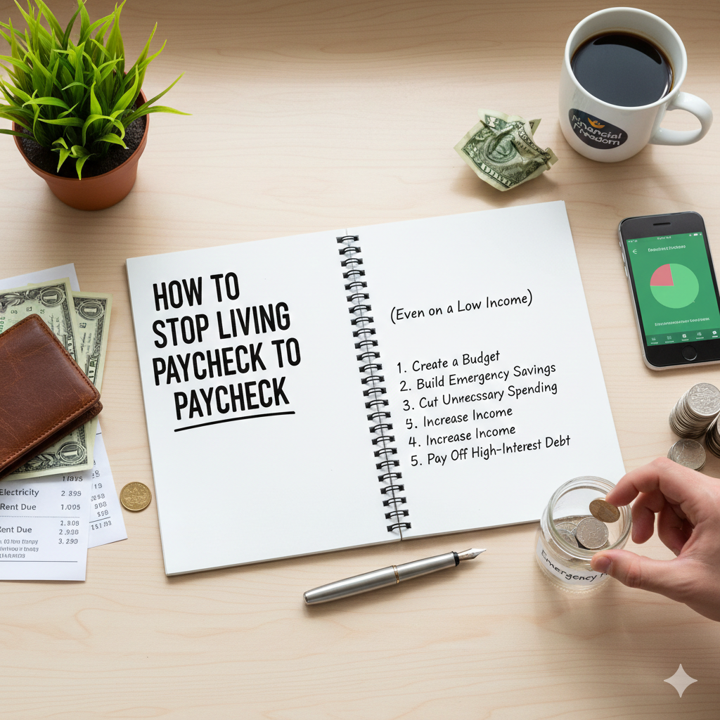 How to Stop Living Paycheck to Paycheck (Even on a Low Income)