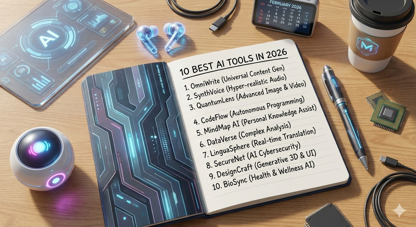 10 Best AI Tools To Save Time And Work Smarter In 2026