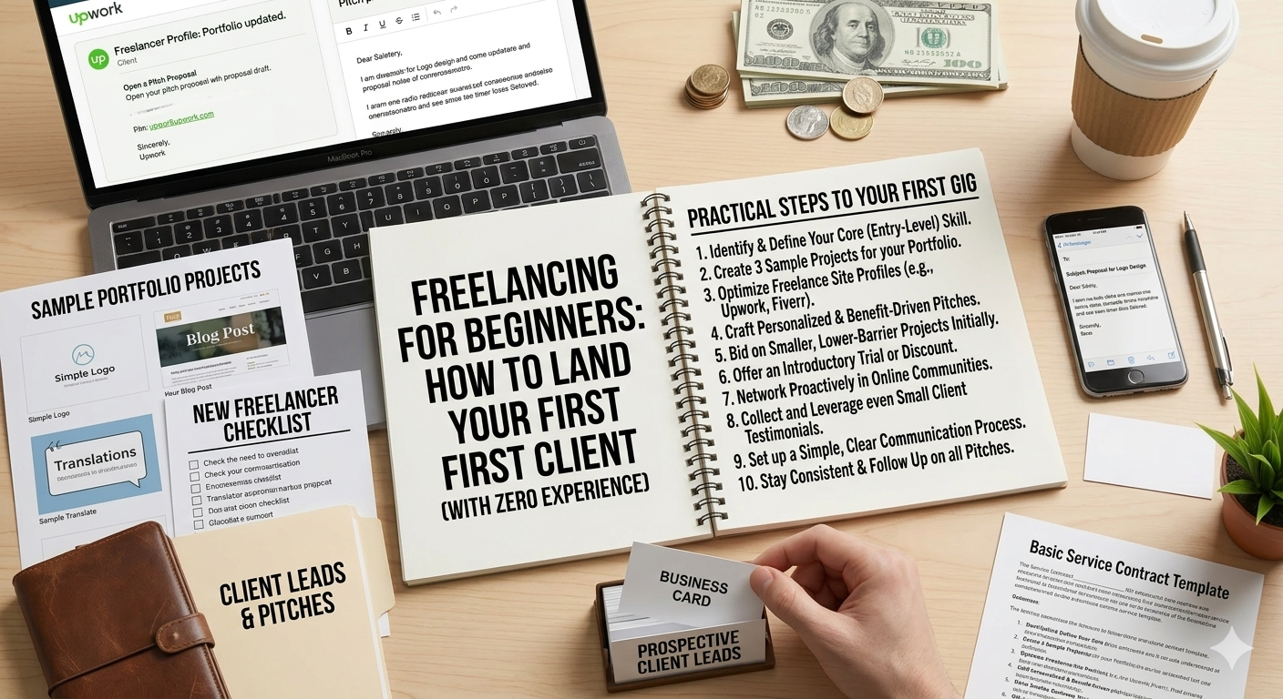 Freelancing For Beginners: How To Land Your First Client With Zero Experience